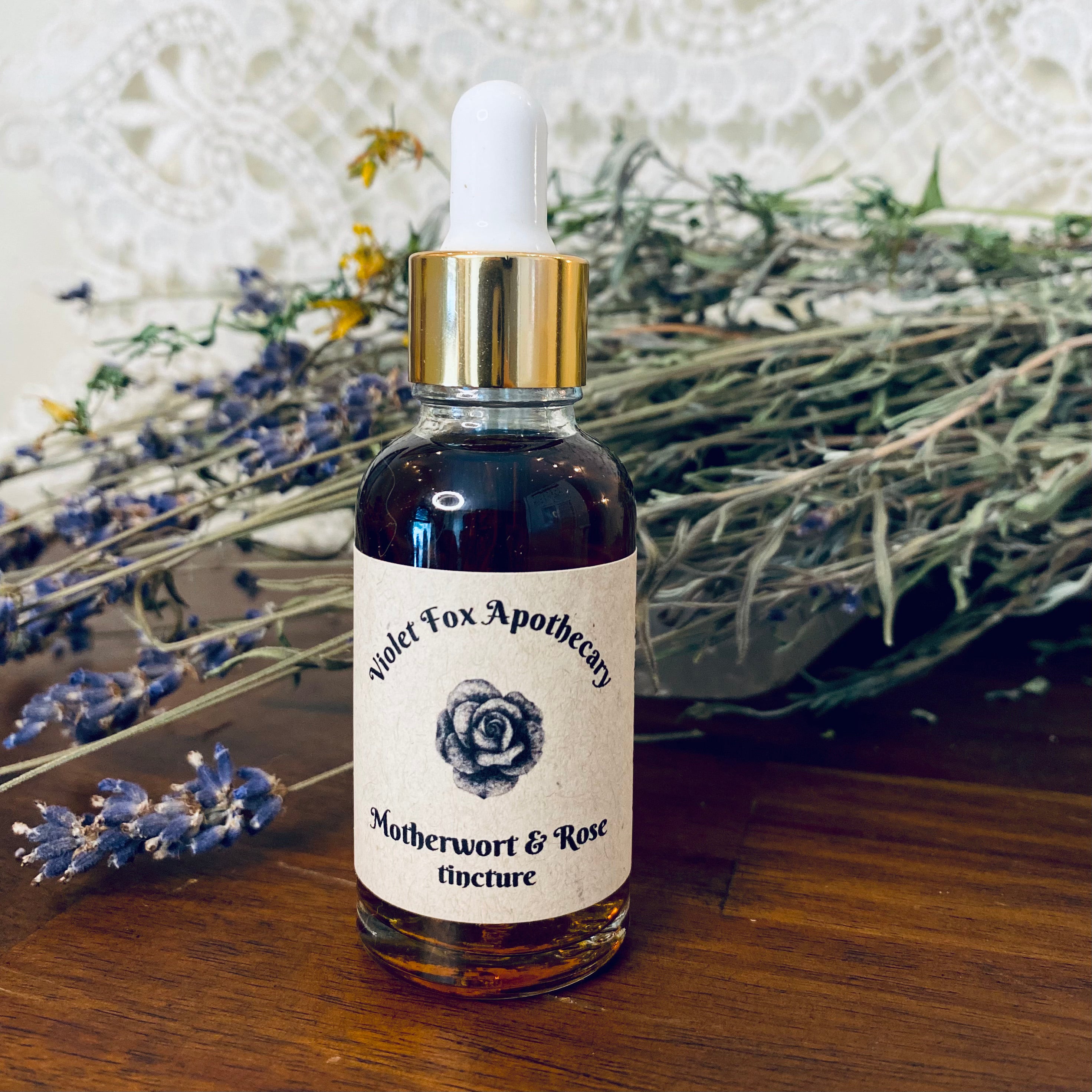 Motherwort & Rose Tincture